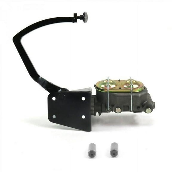 Helix Suspension Brakes & Steering  32 Ford Manual Brake Pedal Kit Disc & Drum Small Oval Black Pad