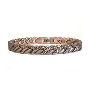 Sunny Floral Magnetic Copper Bracelet, Magnetic Bracelet For Women Bracelets To Ease Arthritis and Carpal Tunnel Pain