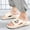 Beige, variant on Fashion Color‑block Letter‑print Platform Slide Slippers, Non‑slip Open‑toe Shoes for Beach, Shower, Pool, Gym and Daily Wear Green B