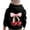 Black, variant on Tiijoy Toddler Girls Hoodie Cherry Bow Print Hooded Sweatshirt Graphic Hoody, Sizes 3-4T