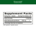 thumbnail image 2 of MSM 1000, 200 Vegetable Caps, Emerald Laboratories, 2 of 7