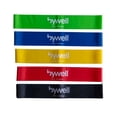 thumbnail image 1 of Set De Bandas De Resistencia Bywell Yoga Pilates 5 Niveles, 1 of 5