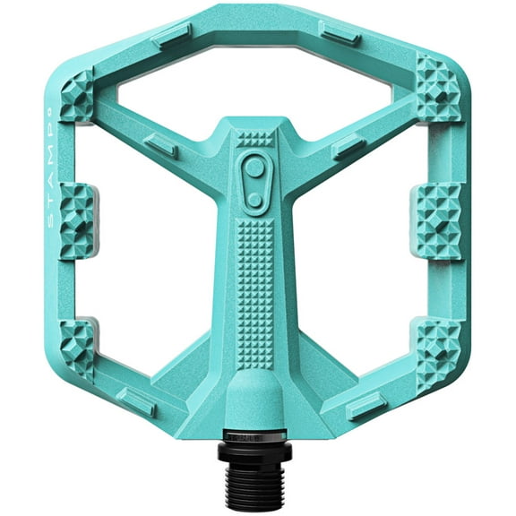 Crankbrothers Stamp 0 Pedals - Platform, Composite, 9/16", Turquoise, Small