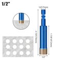 thumbnail image 4 of 7PCS Tile Drilling Tool Drill Bit,Stone Dry Drilling Drill Bit,Marble Drilling Specialized 1/4,3/8,1, 4 of 5