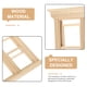 thumbnail image 5 of Accesorio de ventana para casa de muñecas, decoración de Mini casa DIY, Mini ventana de madera en blanco, accesorio para casa de muñecas, 5 of 5
