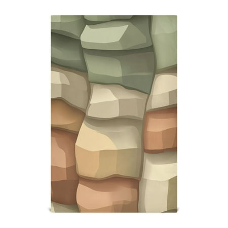 

Layered Rock Formation Kitchen Towels Set of 4 Tea Towels for Kitchen Decorative Waffle Dishcloths 28x18in