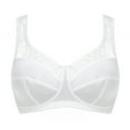 thumbnail image 4 of Women's Lace Wirefree Bra Full Figure Plus Size Lift Support Unlined Minimizer 36DD, 4 of 9