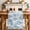 White, variant on Blue Hot Air Balloon Table Runner - 36 Inch Long Modern Balloon Float Clouds Cotton and Linen Blended Dress Scarves Farmhouse Table Runner for Kitchen Dining, Coffee Table, 13" x 36"