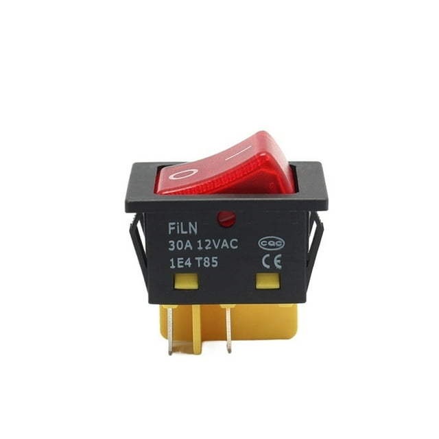 Rocker Switch Heavy Duty 4 Pin DPST IP67 Sealed KCD4 Waterproof T85 12V 24V Auto Boat Marine With LED ,Easy to Install