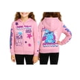 thumbnail image 1 of Sudadera con capucha Disney Lilo and Stitch con cremallera para niñas, tallas 7-8, 10-12, 1 of 7