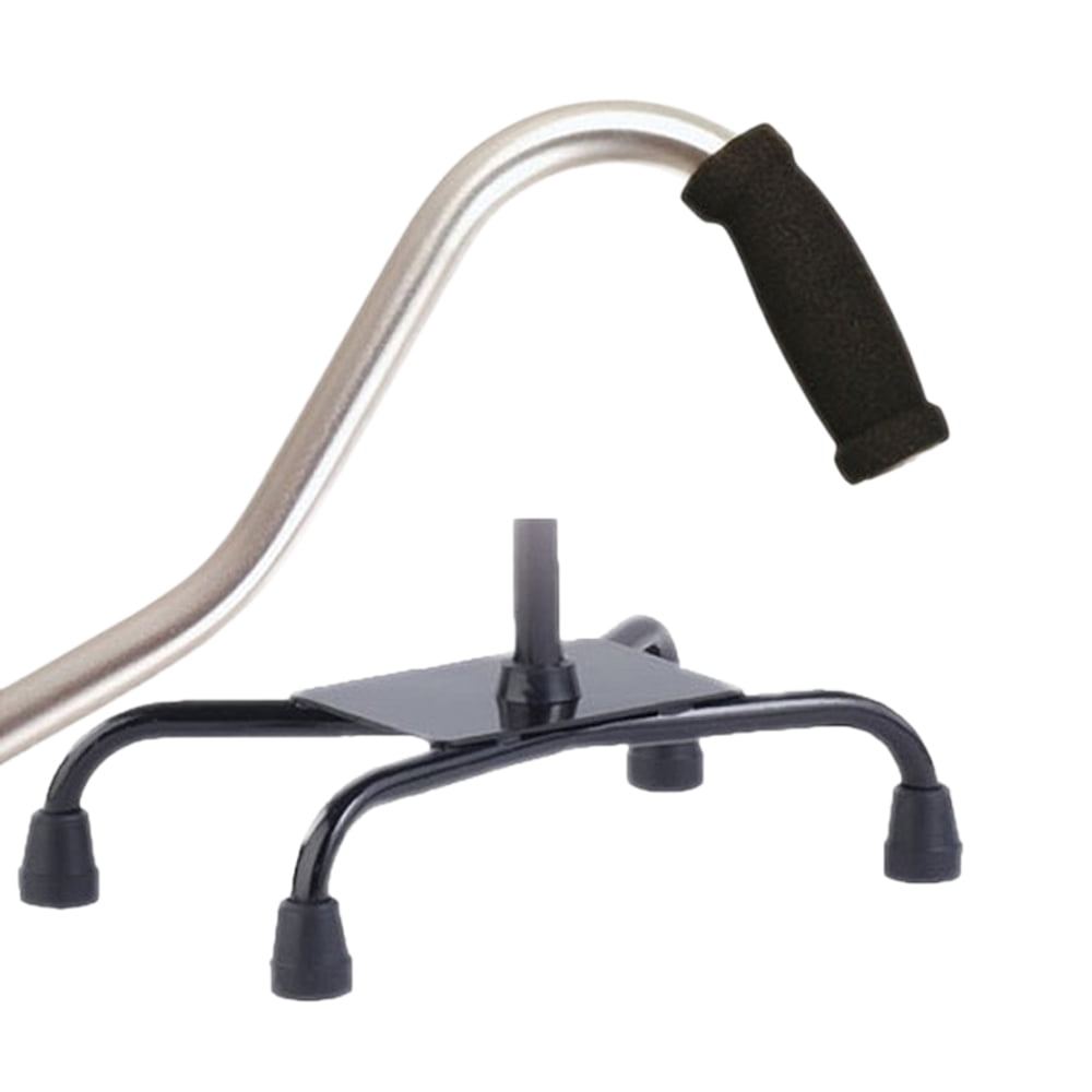 Large Base Quad Cane Silver