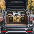 thumbnail image 3 of KUIFORTI Sunflower Trunk Organizer for Car, Large-Capacity Trunk Storage Organizer with 4 Pocket, Butterfly Car Decor Fashion Car Organizers, Keep the Car Clean and Tidy, 3 of 6