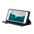 thumbnail image 4 of Feishell Crossbody Bag Wallet Case for iPhone SE 2022/SE 2020/8/7,Shockproof Luxury PU Leather Zipper Pocket Magnetic Closure Folio Card Slot Flip Kickstand Phone Case with Shoulder Strap,Black, 4 of 11