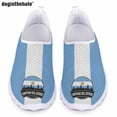 thumbnail image 1 of Doginthehole - Zapatillas planas informales con estampado de bandera de Argentina, zapatillas de deporte de moda para mujer, cómodas y transpirables de malla para verano, 1 of 5