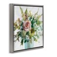 thumbnail image 3 of Stupell Industries Farmhouse Sage & Peach Flowers Gray Floating Frame Canvas Art, 25 x 25, by Danhui Nai, 3 of 8