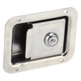 thumbnail image 2 of RV Door Lock, Handle Latch High Hardness Heavy Duty With 2 Keys For Travel Trailer, 2 of 8
