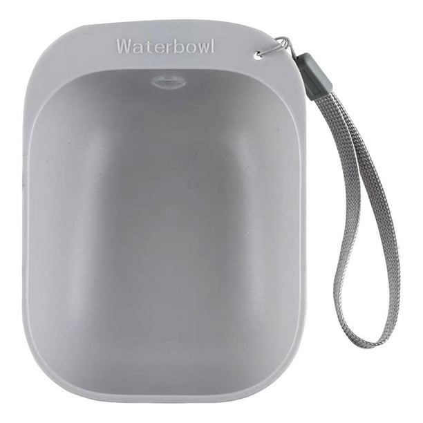 Botella de agua para perros Taza de viaje portátil Taza para beber para Gris