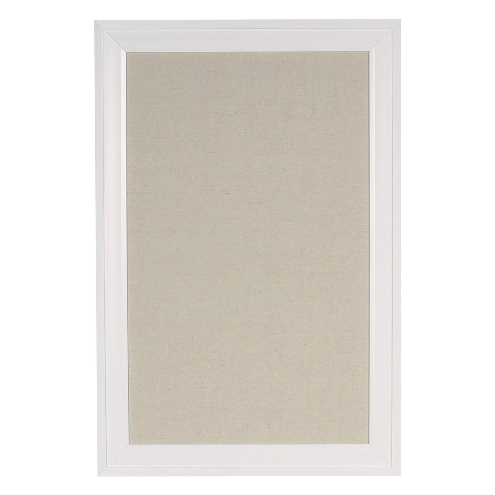 Bosc Linen Fabric Pinboard Wall Organization Board - White - Walmart.com