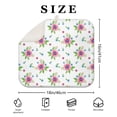 thumbnail image 4 of Pioneer Flower Floral Print Pattern Kitchen Dish Drying Mat 1 Pack, Ultra Absorbent Microfiber Drainer Mat, 16"x18", 4 of 6