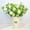 White, variant on LHWEN Artificial Hydrangea Silk Flowers Snowball Hydrangeas Wedding Arrangements and Home Decoration Landscaping and Floral Art Easy to Use and Maintain Office Special Occasion