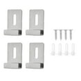 thumbnail image 1 of Heavy Duty Mirror Clip Metal Mirror Clips Wide Channel Mirror Hanger Clip Kit for Rustproof Load-bearing Wall Mounting Large Heavy Retainer Clips, 1 of 8