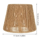 ROSENICE Paper Rope Lampshade Style Home Woven Lampshade Fluffy ...