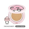The Face Shop Kakao Friends APEACH OIL CONTROL Water Cushion V203 Natural Beige Foundation with Extra Refill