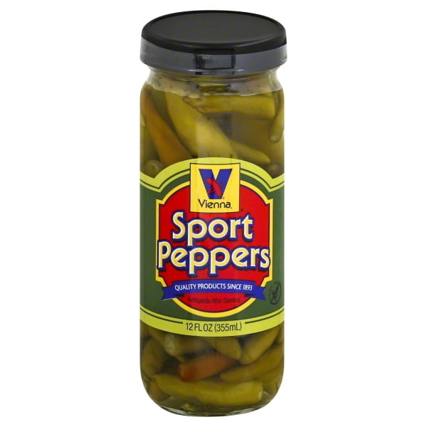 Vienna Beef Vienna Sport Peppers, 12 oz
