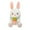 White, variant on Moocorvic Easter Bunny Plush Toy Stuffed Animals with Carrot, Cute Bunny Figurine Doll for Kids Birthday Easter Basket Stuffers 11.8Inches
