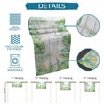 thumbnail image 6 of Summer Botanical Table Runner 108 Inches, Green Tropical Palm Trees Wooden Grey Bed Runner Dresser Scarves Tabletop for Indoor Outdoor Parties/Ceremony/Banquet, 13"x 108", 6 of 9