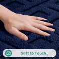 thumbnail image 4 of Juego de alfombras de baño HOMEIDEAS, extrasuaves, absorbentes y peludas, 2 unidades, 4 of 8