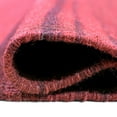 thumbnail image 3 of Rugsotic Carpets Eco-Friendly Woven Hand Woven Kilim Flat Weave Dark Red Solid Area Rug, 8'x10' Rectangle, Antimicrobial, 3 of 9