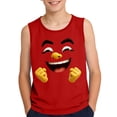 thumbnail image 3 of SGFCWSX Boys Graphic Tank Tops Casual Crew Neck Print Sleeveless Relaxed Fit Beach Outdoor Daily Wear Shirts for Kids Red Size 8 Years, 3 of 7