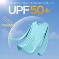 thumbnail image 6 of Miluxas Women's Performance Long Sleeve Sports Pullover Top – Raglan Sleeve Athletic Pocket T Shirt with Moisture Wicking Fabric Blue, 6 of 8
