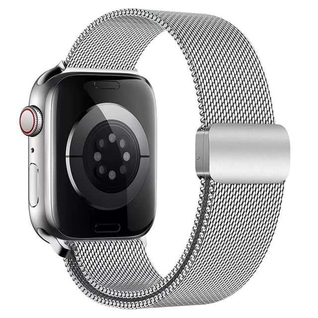 Correa Milanesa de Acero Inoxidable Para Apple Watch, Compatible con Todas las Series
