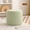 Green S, variant on Soft Pouf With Memory Foam, Versatile Foot Rest For Living Room, Bedroom Or Office, Lightweight Accent Seat And Footstool, Easy Assembly, White