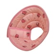 thumbnail image 2 of Trayknick Recovery Cone Cartoon Shape Good Flexibility Adorable Fastener Tape Breathable Mesh Anti-bite Comfortable Pet Recovery Neck Collar Daily Use Light Pink, 2 of 13