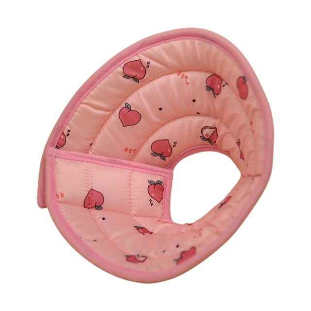 Recovery Cone Cartoon Shape Good Flexibility Adorable Fastener Tape Breathable Mesh Anti-bite Comfortable Pet Recovery Neck Collar Daily Use