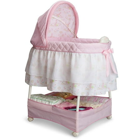 Delta Children Disney Gliding Bassinet, Pink