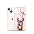 thumbnail image 2 of Clear Case for iPhone® Pink French Bulldog Phone Cover Gift (iPhone 13 mini), 2 of 2