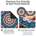 thumbnail image 4 of Mandala Mahjong Mat for Table, 31.5*31.5in Anti Slip American Mahjong Table Cloth, Noise Reduction, Neoprene Mah jongg Mat with Carrying Bag & 3 Dices, Mahjong Accessories Gift, Board Tile Games Mats, 4 of 7