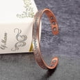 thumbnail image 4 of Pure Copper Magnetic Bracelet Benefits 8.3mm Adjustable Cuff Copper Magnetic Bracelet Arthritis Pain, 4 of 4