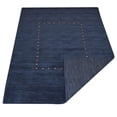 thumbnail image 5 of Rugsotic Carpets Handmade Rugs Hand Knotted Loom Rectangle 5'7''x7'10'' Blue Wool for Indoor Use, 5 of 6