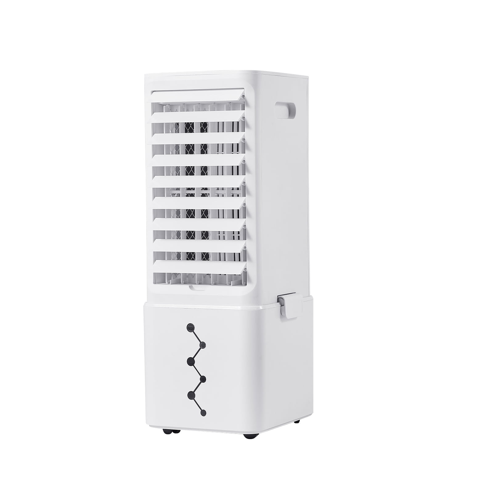 VEVOR Portable Air Conditioner, 9L 550 CFM Swamp Cooler Air Conditioner with 12H Timer & Remote Control,3-Speed Evaporative Air Cooler with 2 Ice Boxes,Quiet & Movable,Ideal for Outdoor Indoor Use