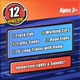 thumbnail image 4 of Adventure Force Light and Sound Big Rig Super Transporter, 12 Piece Set, 24 Inch Full Length Semi-Truck with Trailer!, 4 of 11