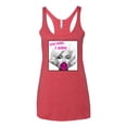 thumbnail image 2 of Marilyn Monroe Being Normal is Boring | Womens Famous People Premium Tri-Blend Racerback Tank Top, Vintage Red, Large, 2 of 4