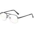thumbnail image 4 of Gafas de lectura retro anti luz azul de doble propósito con zoom inteligente y gafas de lectura con luz diurna de enfoque múltiple progresivo, 4 of 5