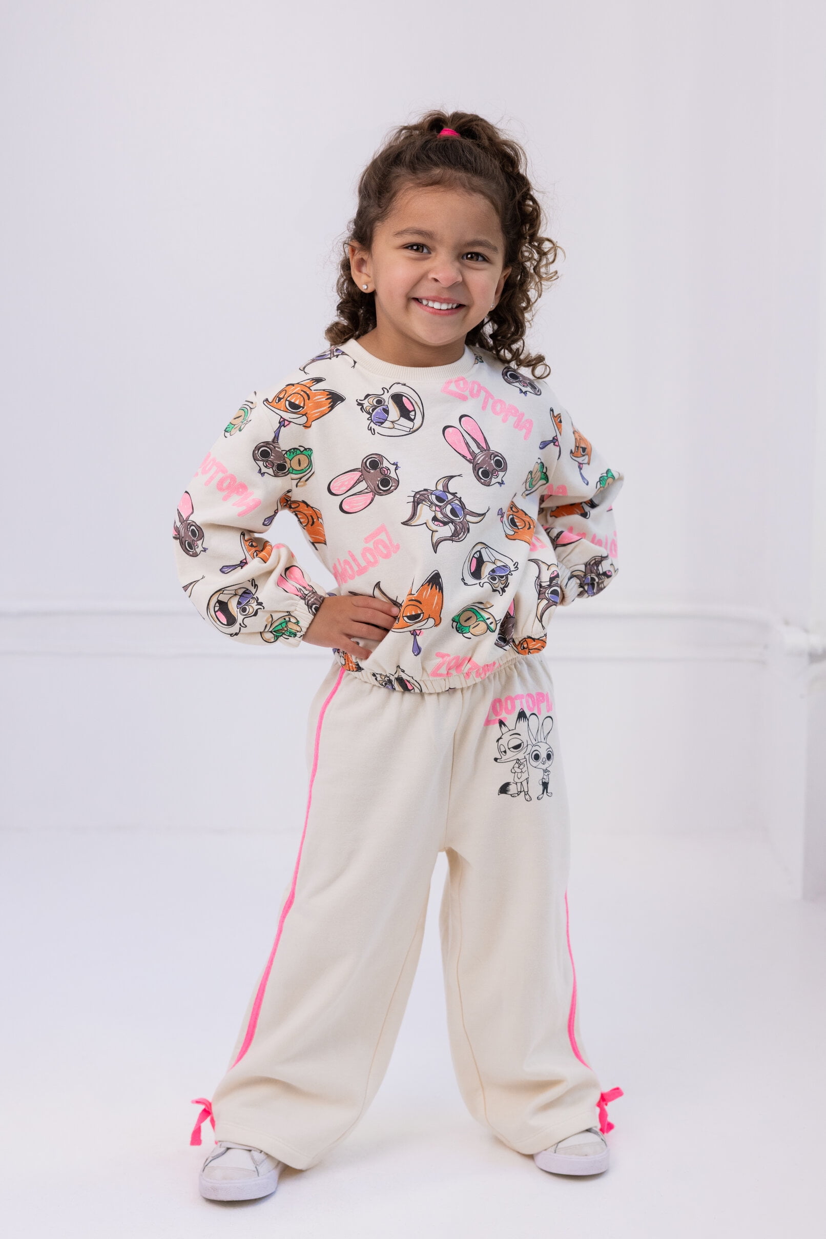 Disney Zootopia Judy Hopps Nick Wilde Fleece Pullover Sweatshirt and Pants Outfit Set Infant to Big Kid
