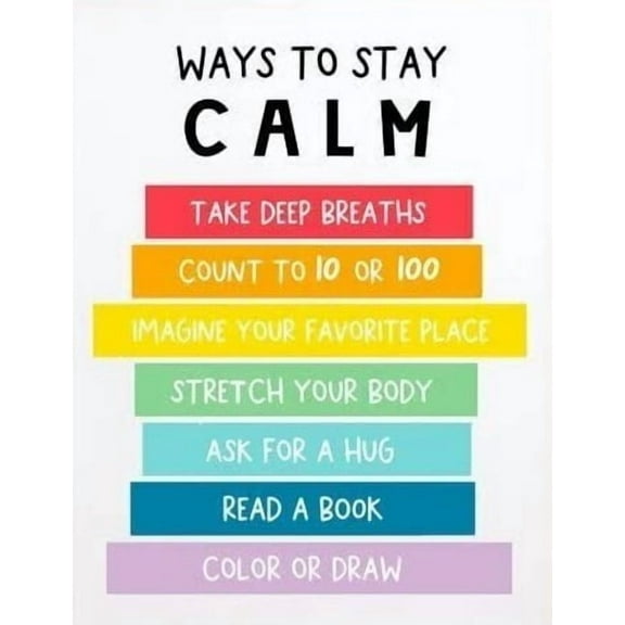 Calming Corner Printable, Calm Down Zone, Educational Posters, Emotional Prints, Kindergarten Art, Classroom Decor Vintage Cave Indoor Outdoor Home Wall Decor poster