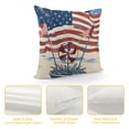 thumbnail image 4 of YINGXI ,Star Stripes Truck Truck Decorative Pillow Case 12x12in, 4 of 5